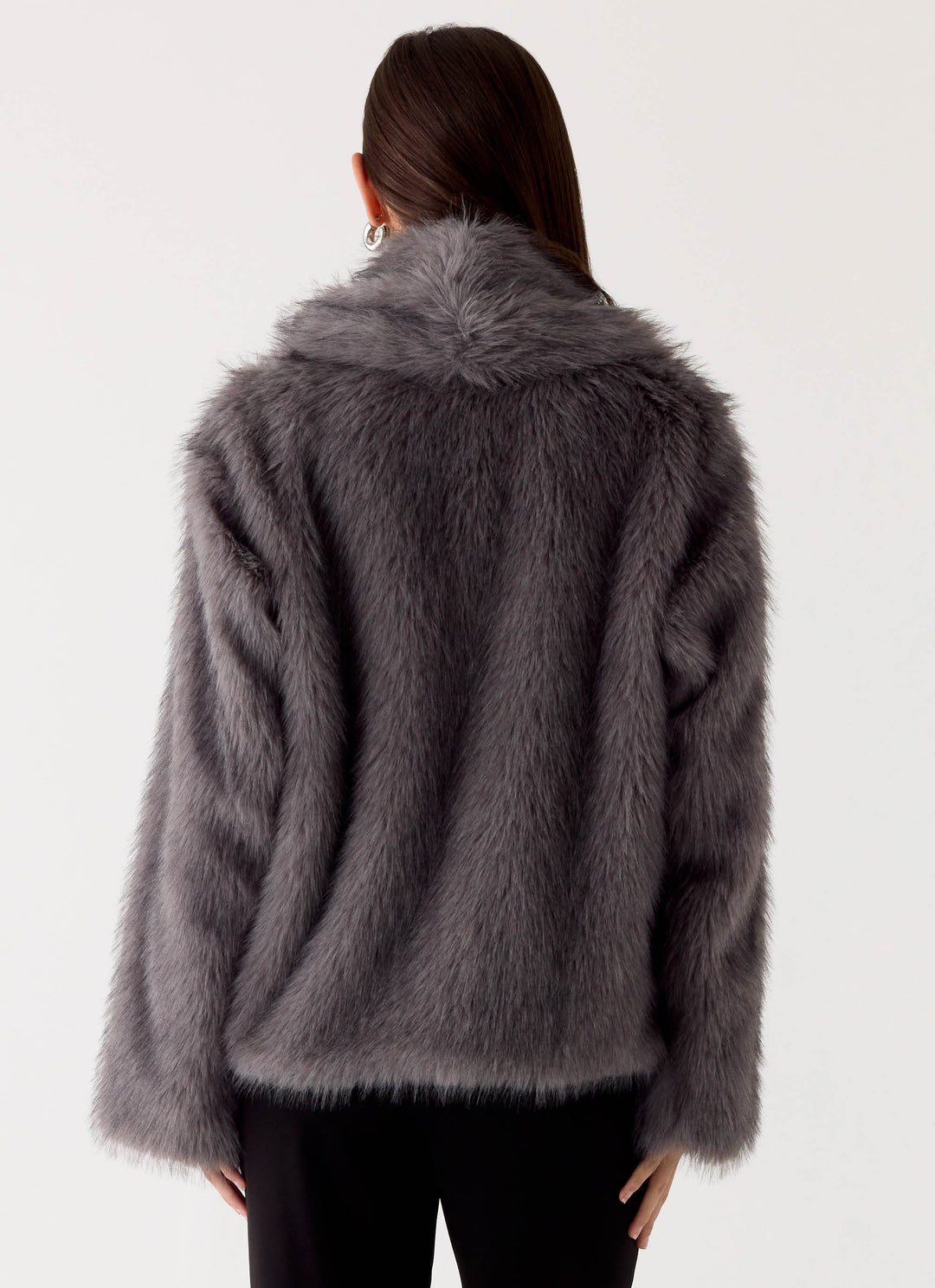 Julie | Women’s oversized faux fur jacket