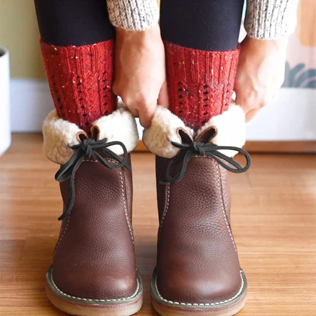 Quincy | Women’s cozy shearling-lined leather winter boots