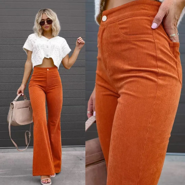 Clare | Women’s flared trousers with classic silhouette and versatile styling
