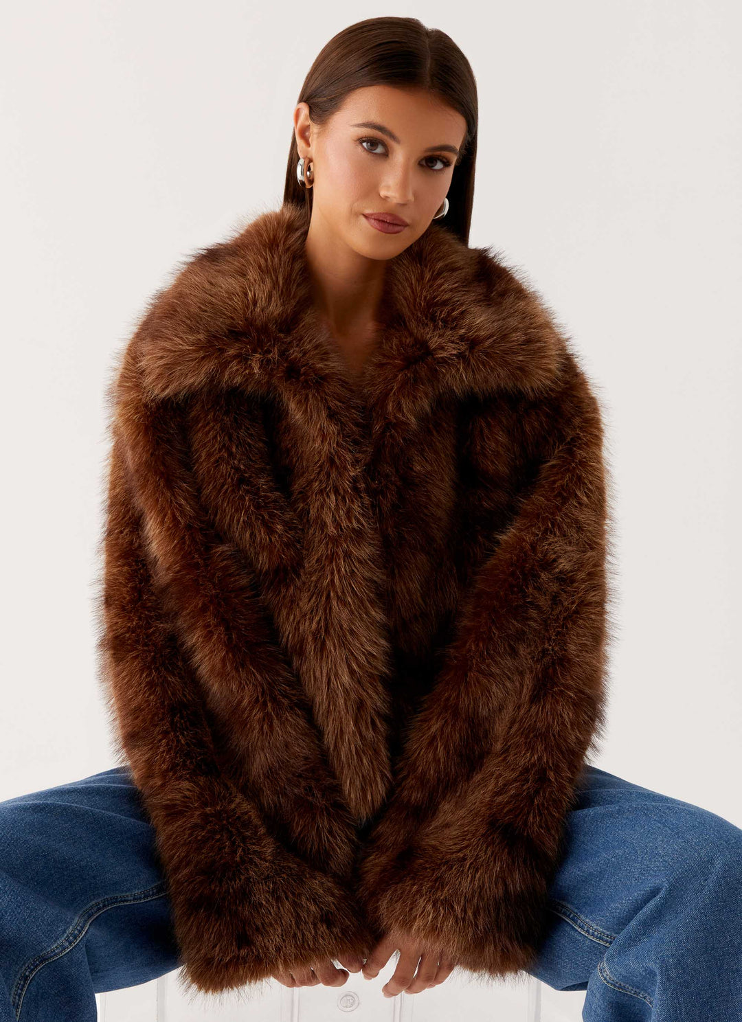 Kyra | Women’s luxe faux fur cropped jacket