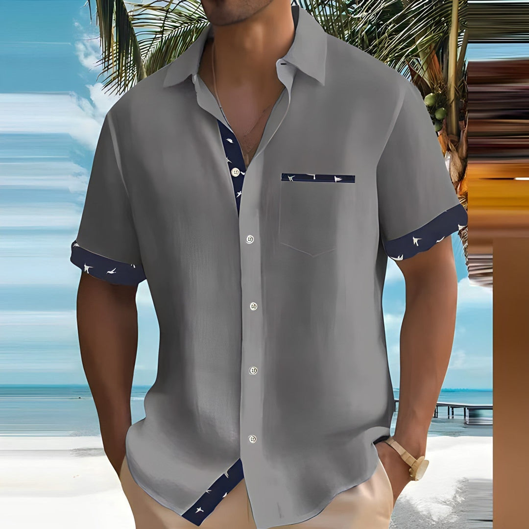 Arim | Men's classic shirt with clean collar design