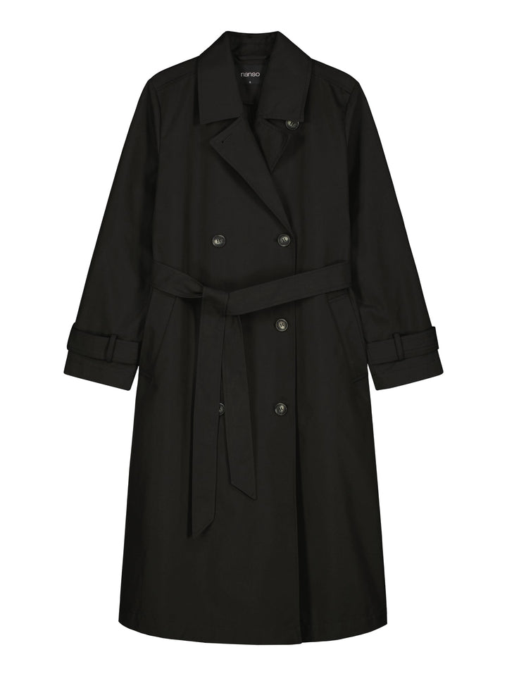 Quinn | Women’s classic double-breasted trench coat with belt