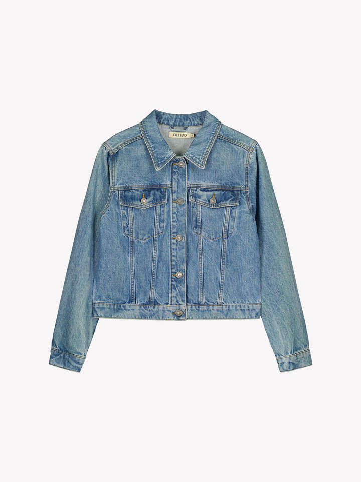 Shobe | Women’s classic denim jacket with timeless details