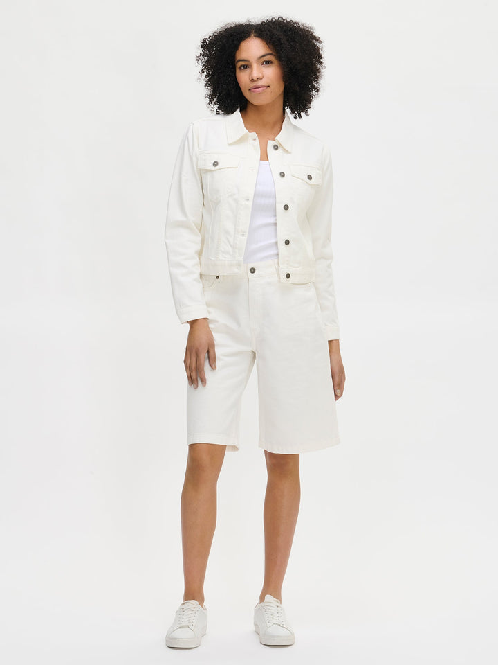 Nathalie | Women’s denim jacket with classic tailoring