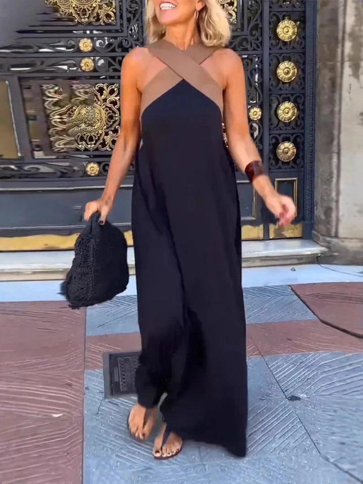 Nicole | Women's crossover neckline dress