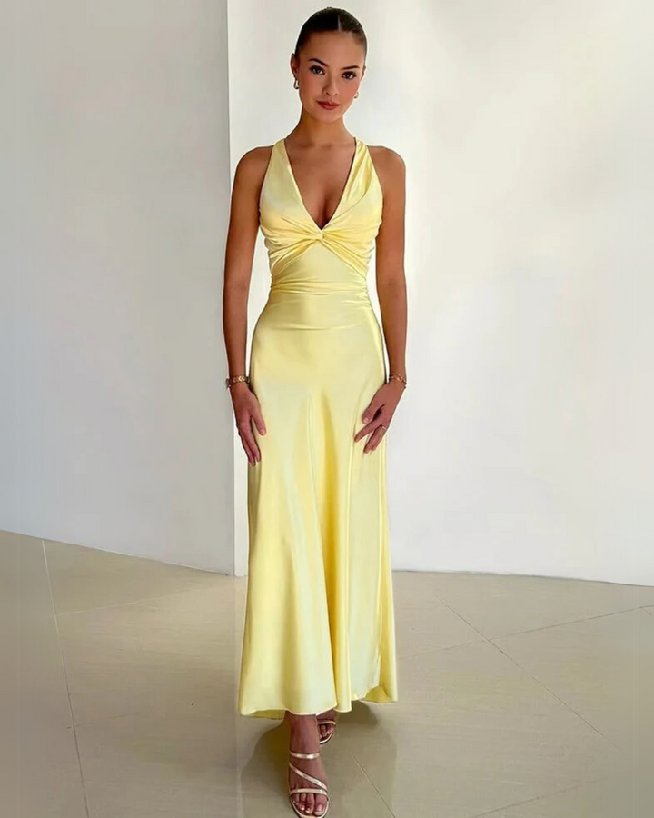 Maeve | Women's glossy slim dress