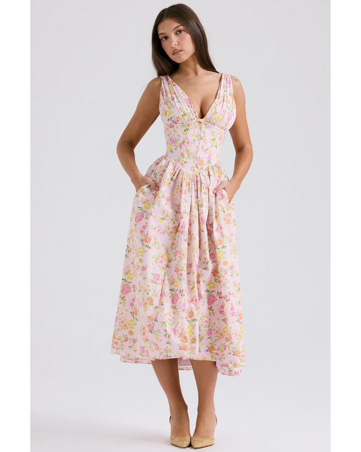 Rosie | Timeless floral midi dress