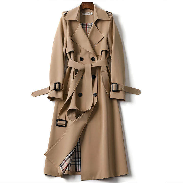 Arnie | Women’s tailored trench coat with adjustable belt