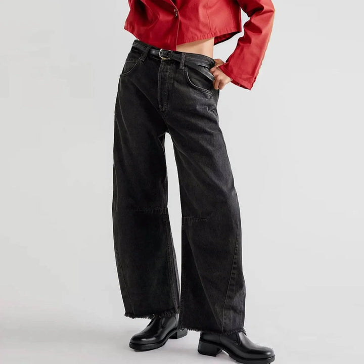 Serena | Women’s high-waist relaxed fit wide-leg jeans