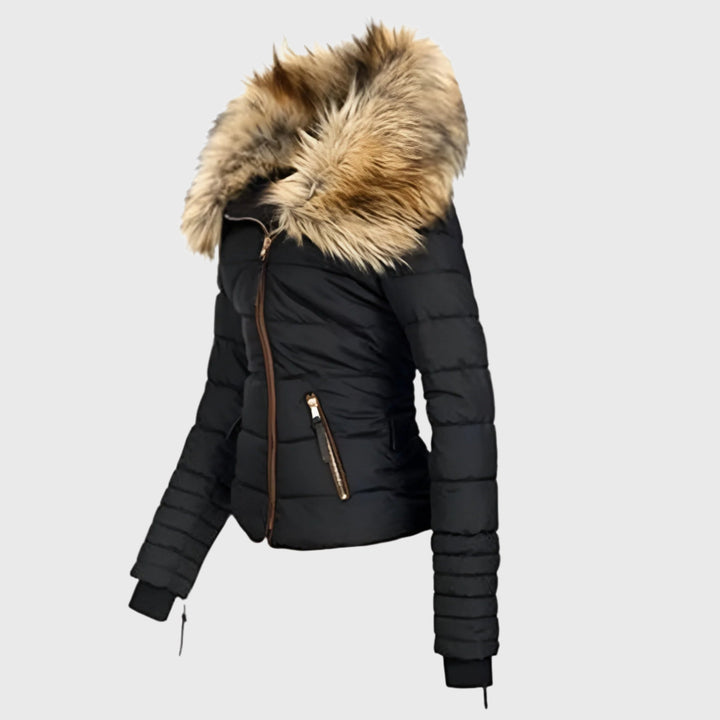 Lara | Women’s faux fur hooded winter jacket