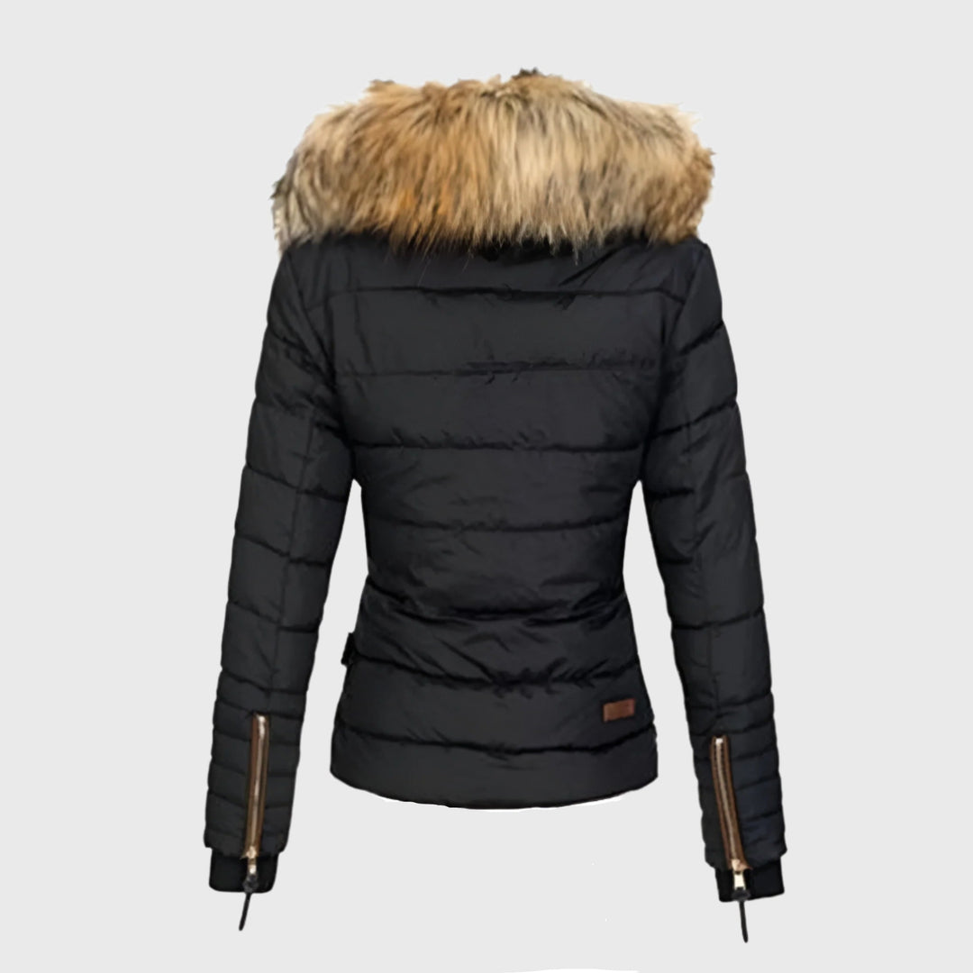 Lara | Women’s faux fur hooded winter jacket