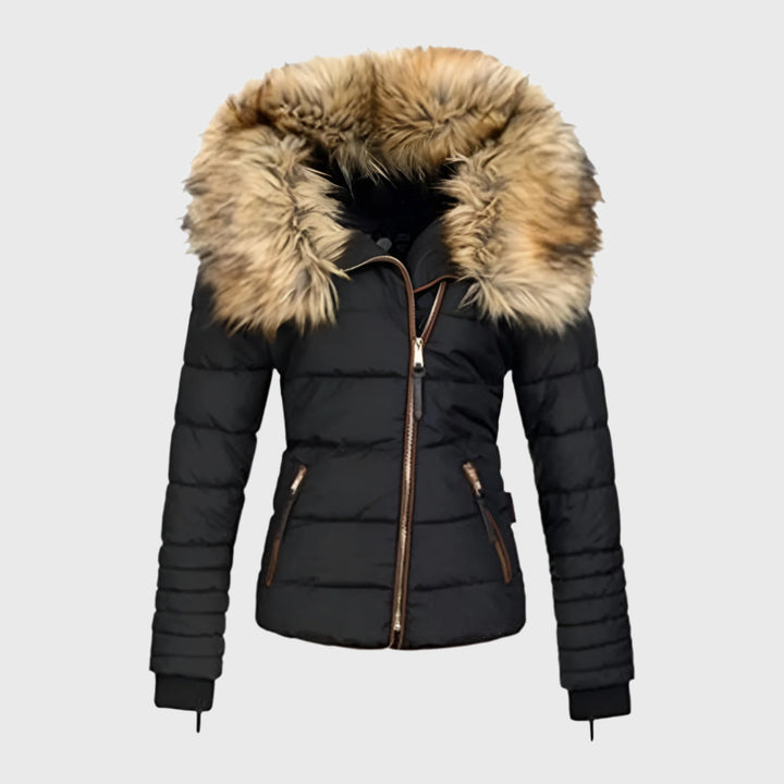 Lara | Women’s faux fur hooded winter jacket