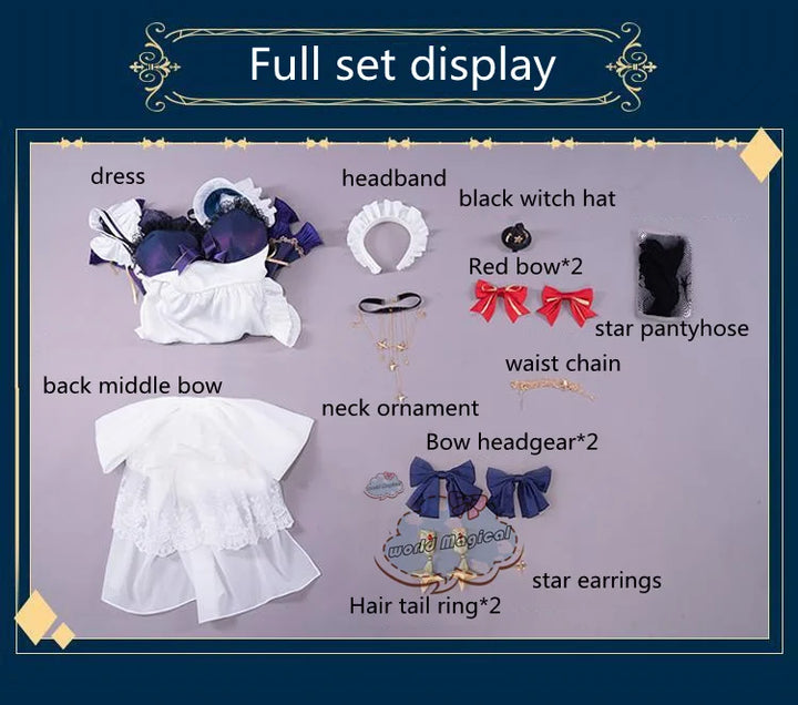 Sophia | Women's anime-inspired gothic maid cosplay costume set