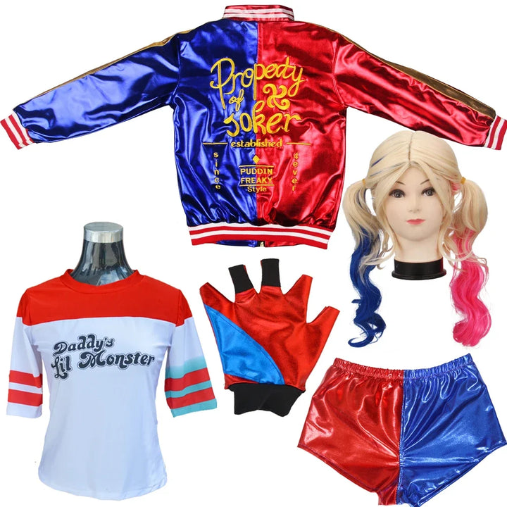 Harper | Women's harley quinn-inspired costume set