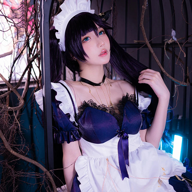 Sophia | Women's anime-inspired gothic maid cosplay costume set