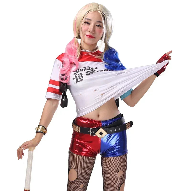 Harper | Women's harley quinn-inspired costume set