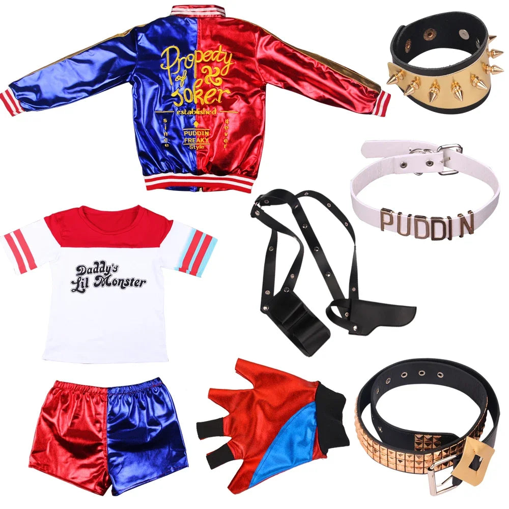 Harper | Women's harley quinn-inspired costume set