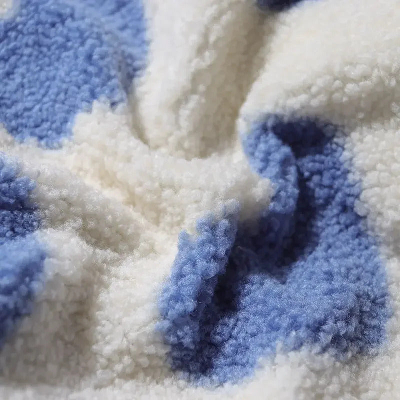 Andrea | Women’s reversible heart fleece jacket