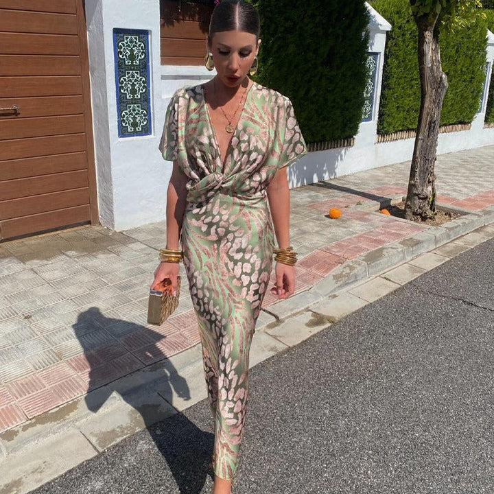 Ailsa | Women's elegant wrap maxi dress