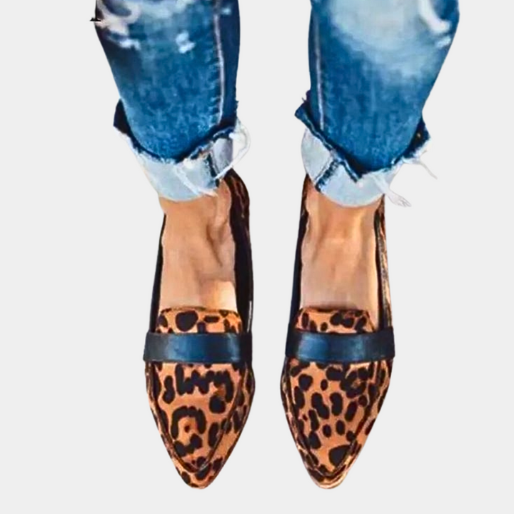 Aveline | Women's loafers with stitched edge and rounded toe