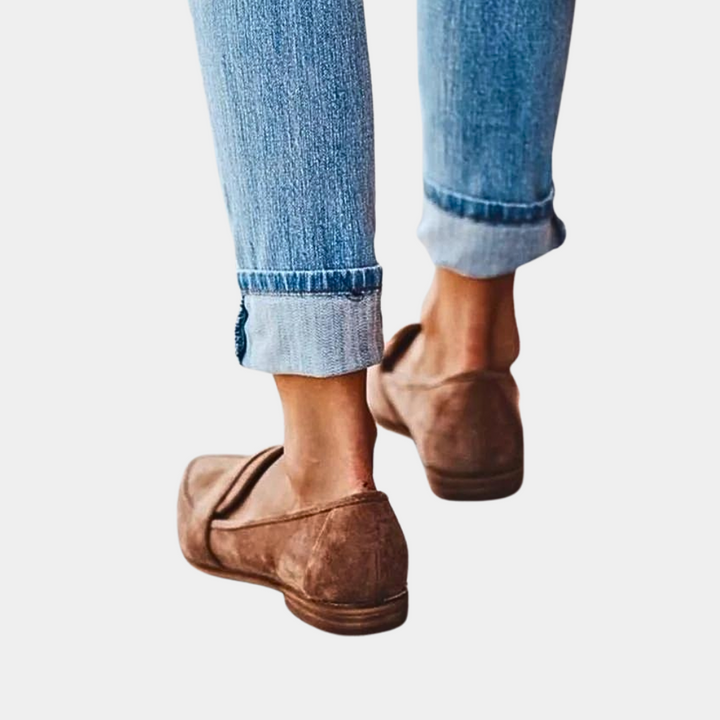 Aveline | Women's loafers with stitched edge and rounded toe