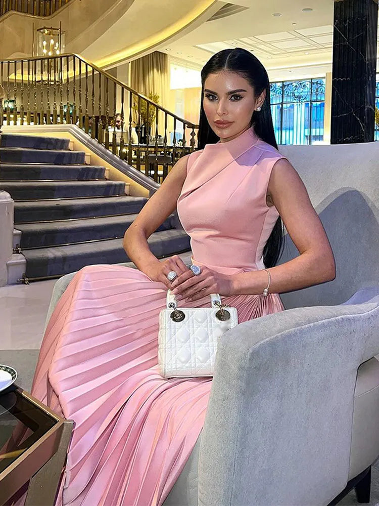 Azra | Women’s elegant draped evening gown