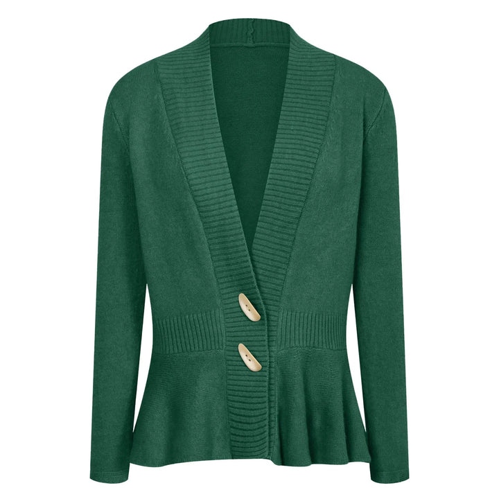 Leah | Women’s scandinavian-style v-neck button cardigan