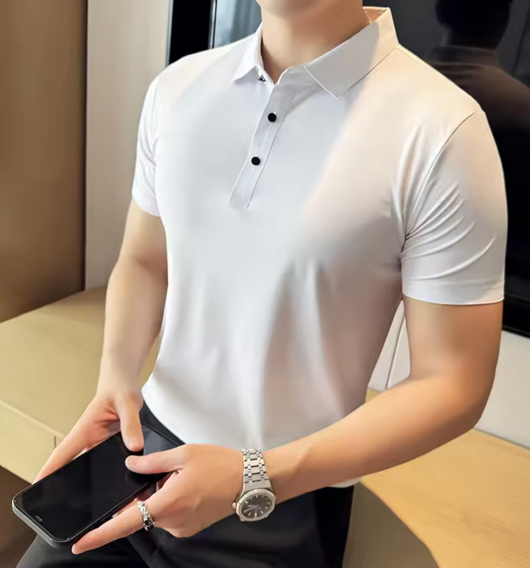 Axton | Men’s elegant basic polo shirt