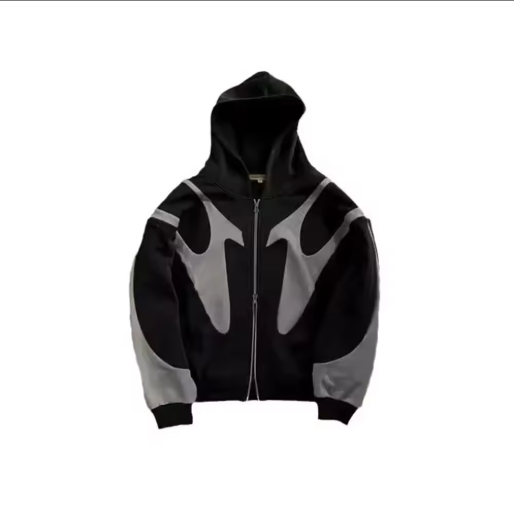 Velisse | Women’s striped hooded sweatshirt with a casual wind-resistant profile