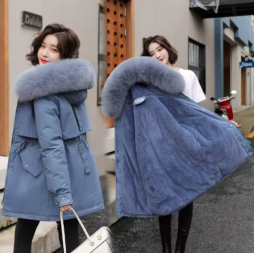 Syrale | Women’s casual winter coat with a soft collar and relaxed seasonal profile