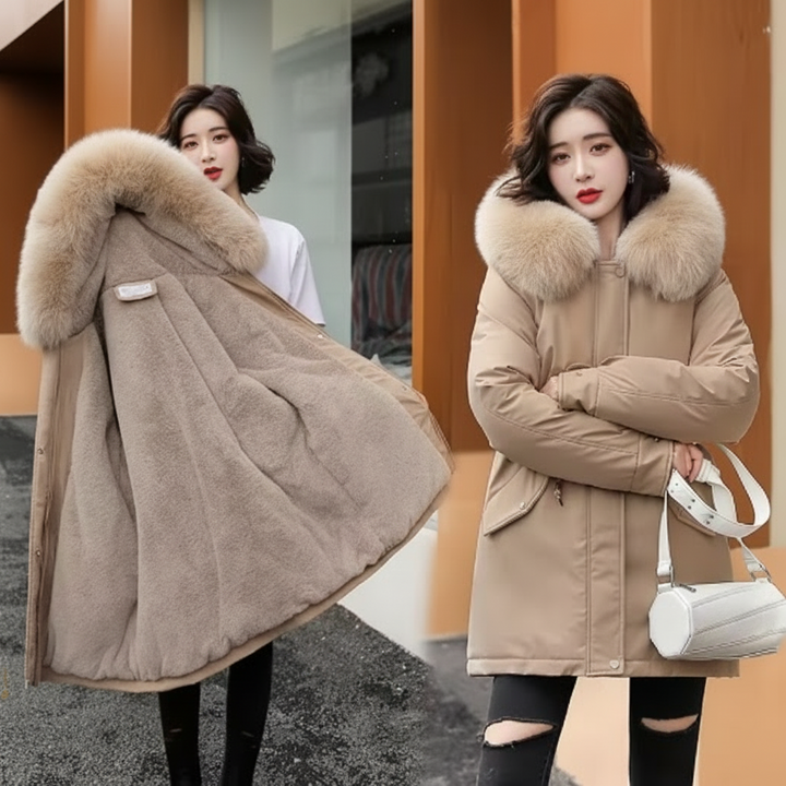 Syrale | Women’s casual winter coat with a soft collar and relaxed seasonal profile
