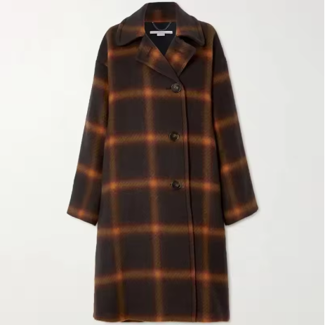 Winnie | Women’s vintage-style plaid coat with a clean single-breasted profile