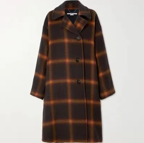 Winnie | Women’s vintage-style plaid coat with a clean single-breasted profile