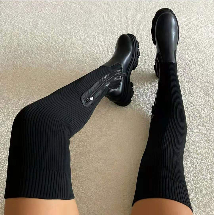 Willow | Over-the-knee sock boots