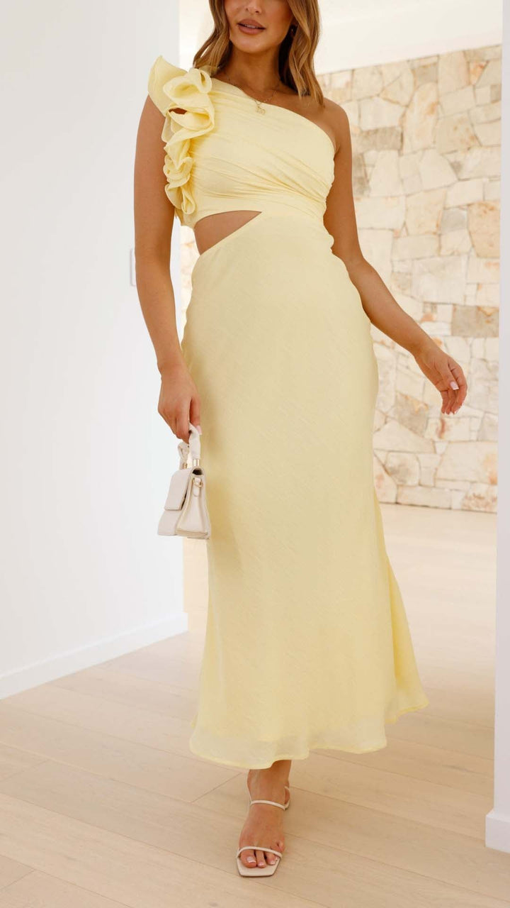 Seren | Women's one-shoulder cutout dress