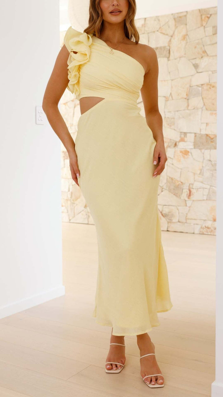 Seren | Women's one-shoulder cutout dress