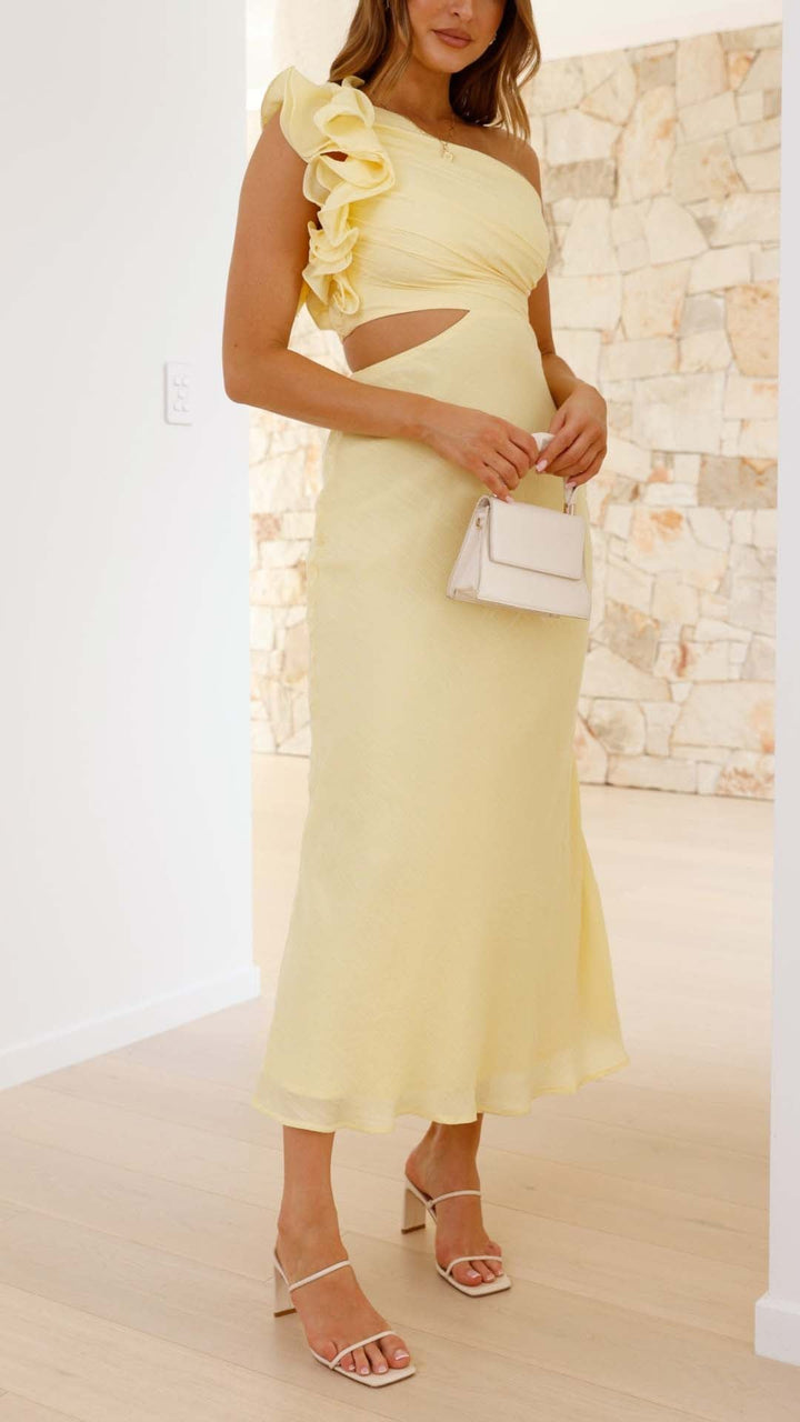 Seren | Women's one-shoulder cutout dress