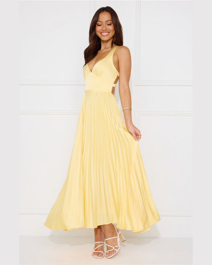Amelia | Women's open back maxi dress