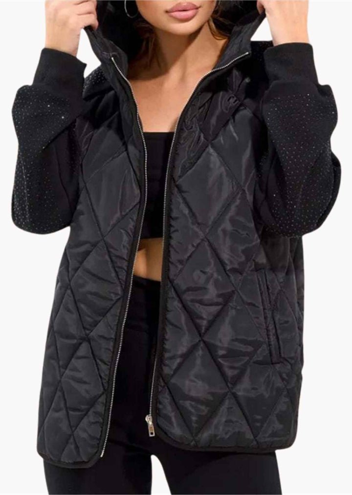 Gloria | Women’s diamond-patterned winter jacket
