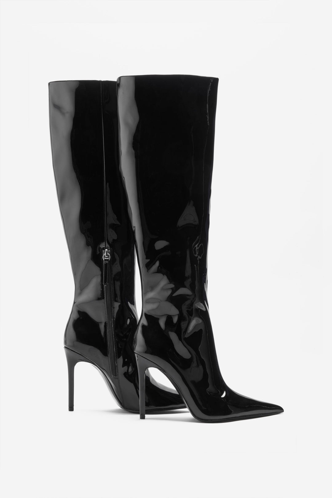 Yalena | Women’s glossy patent over-the-knee stiletto boots