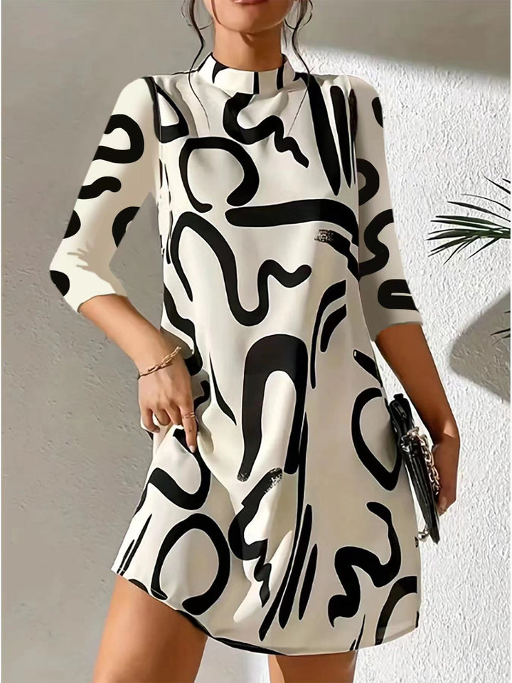 April | Women's stylish midi dress with relaxed fit