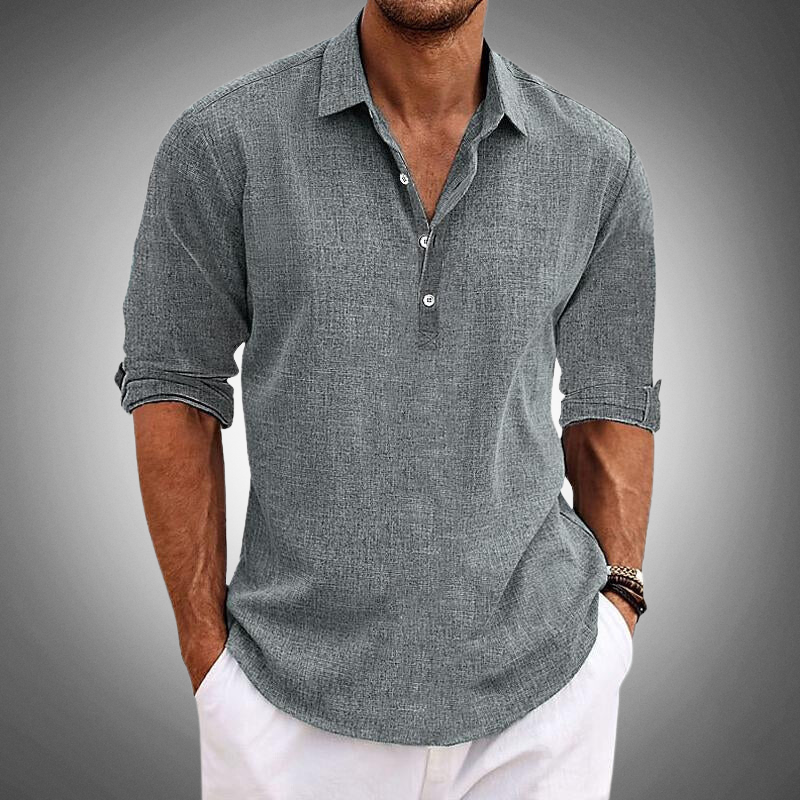 Casual airy polo shirt for men