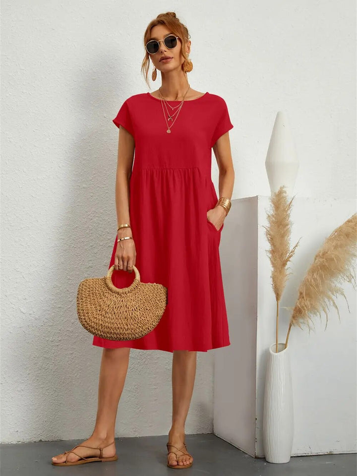 Arian | Women's elegant plain dress