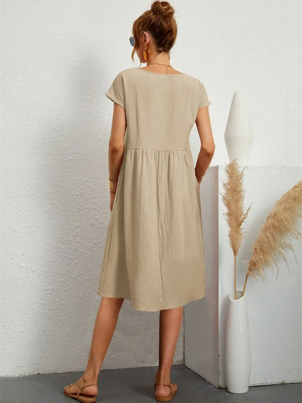Arian | Women's elegant plain dress