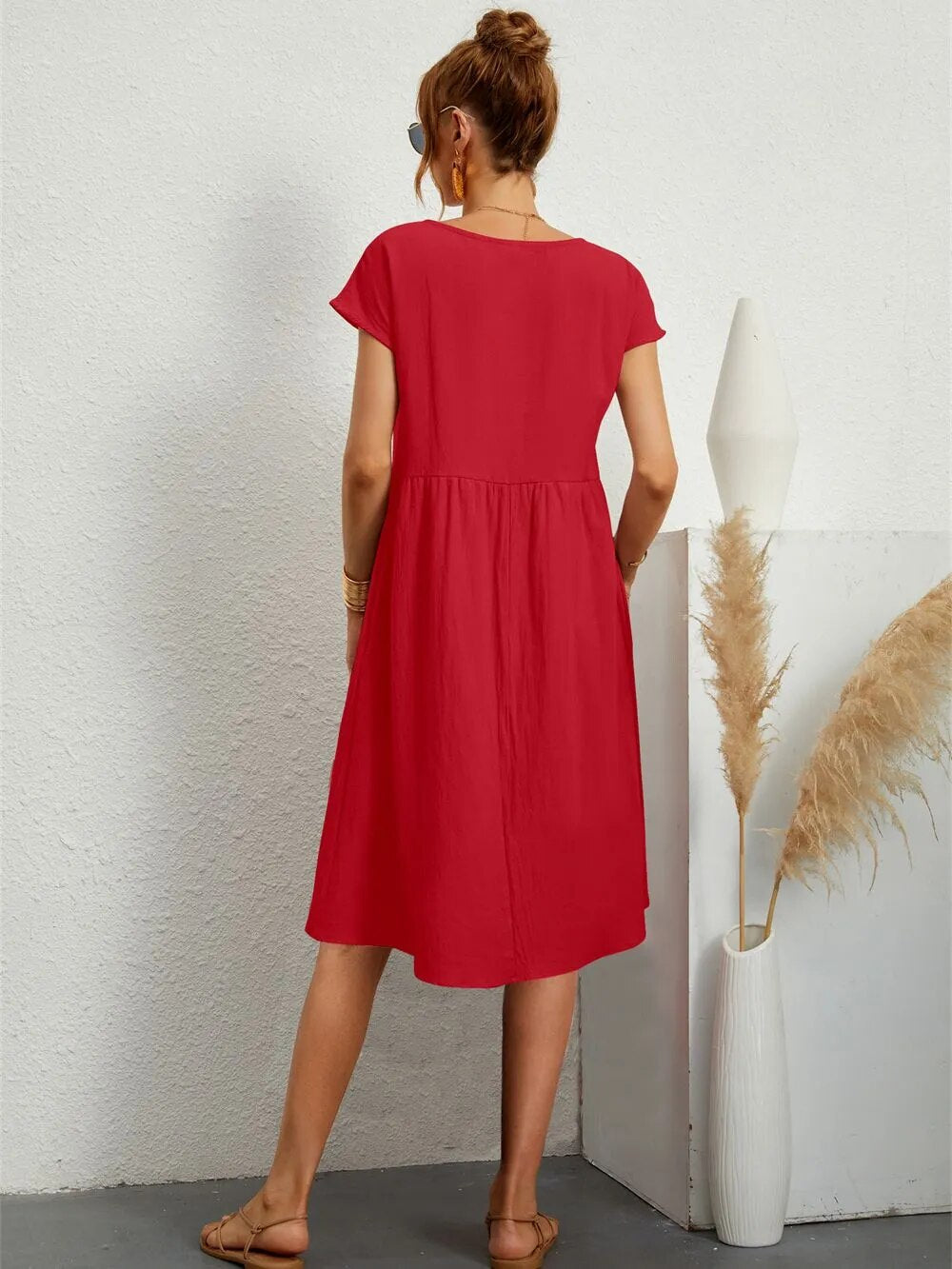Arian | Women's elegant plain dress