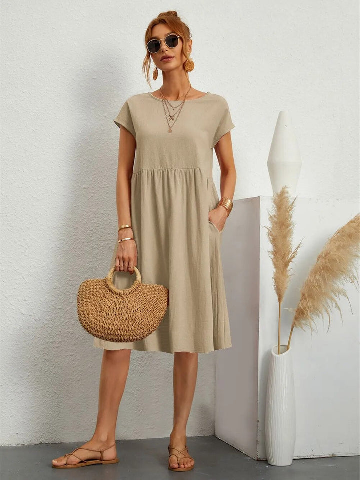 Arian | Women's elegant plain dress
