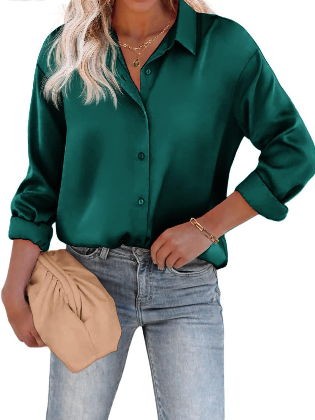 Amira | Women's blouse with classic collar