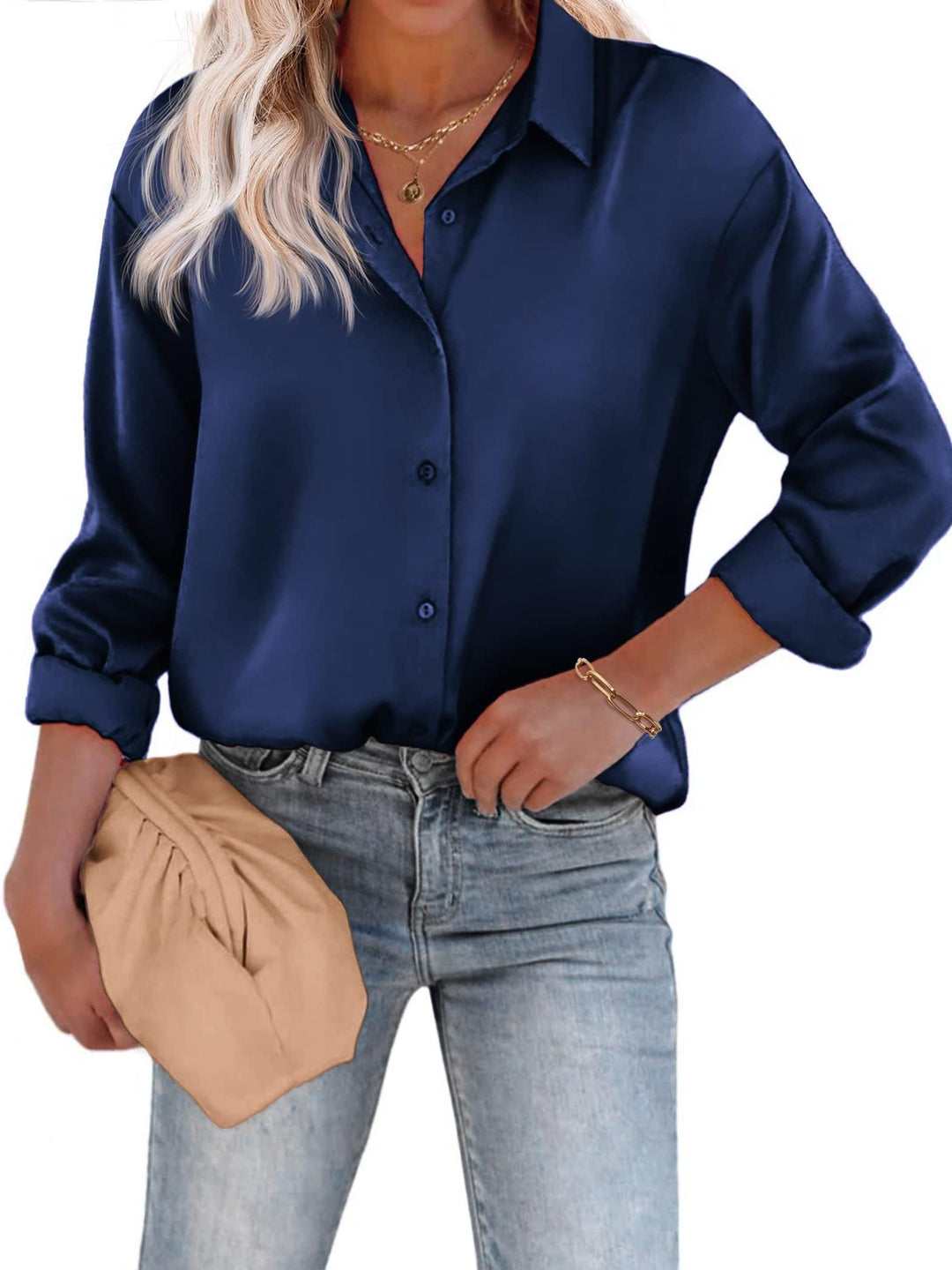 Amira | Women's blouse with classic collar