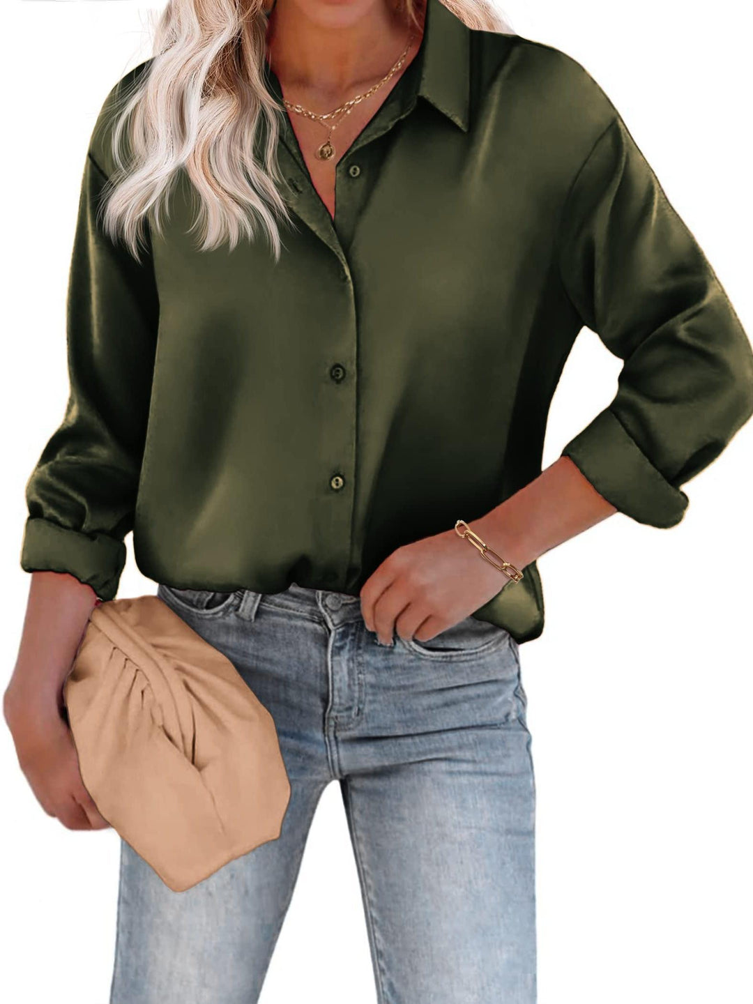 Amira | Women's blouse with classic collar
