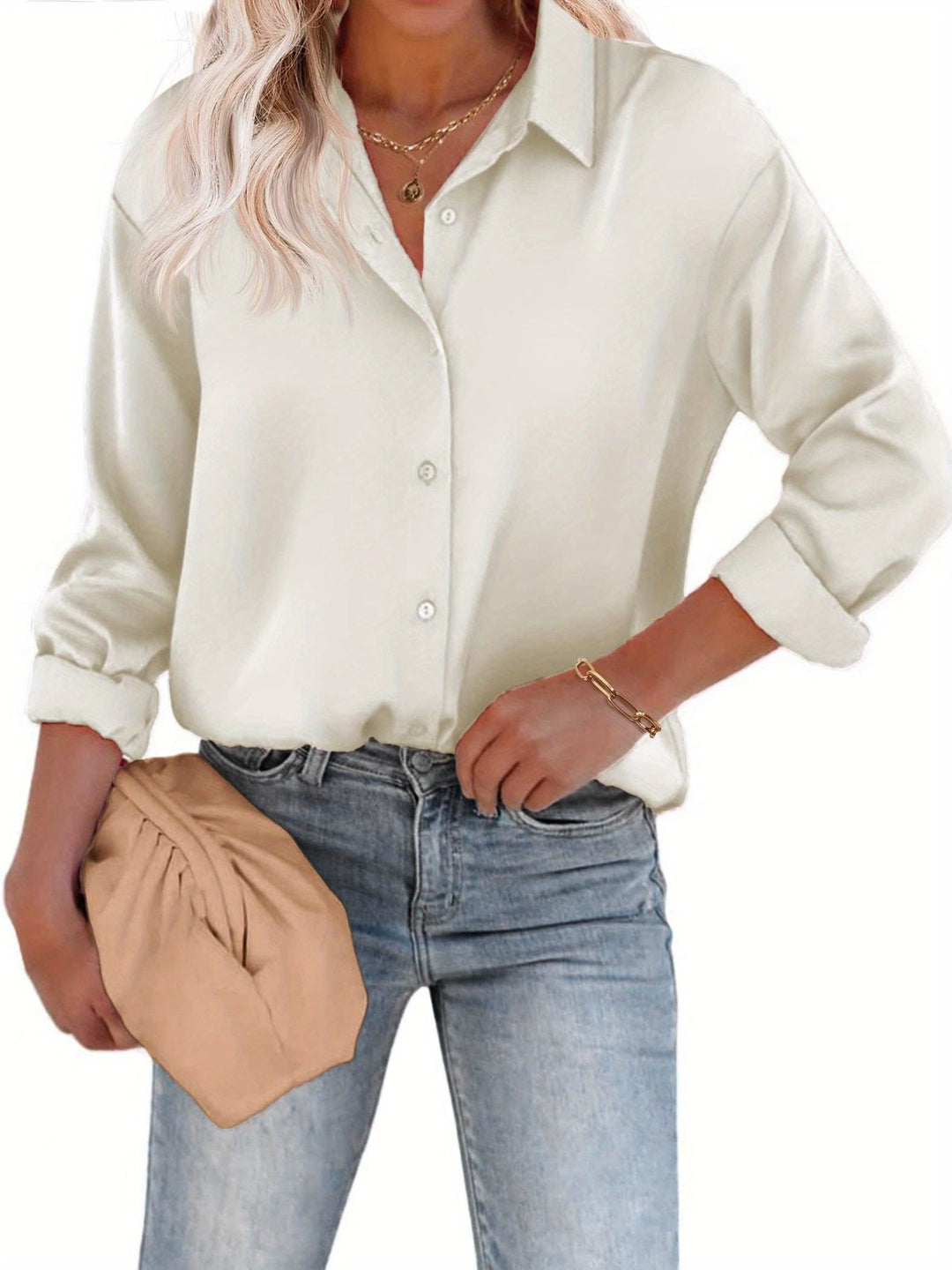 Amira | Women's blouse with classic collar